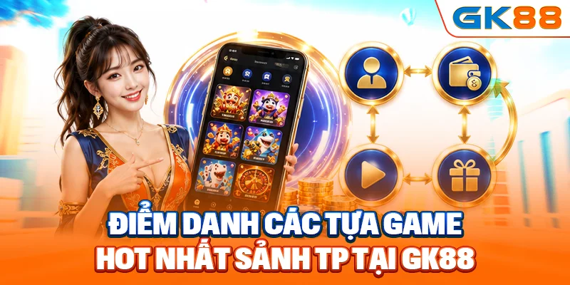Điểm danh các tựa game hot nhất sảnh TP tại GK88